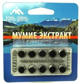 Mumio kirgizsk 20 tbl x 0,2g 
