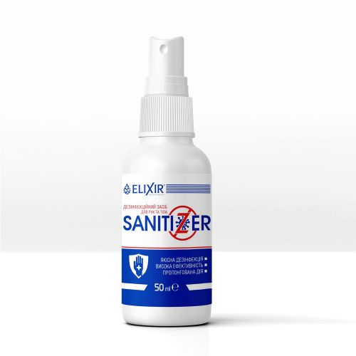 Eliksir - SANITIZER dezinfekn gl v spreji na telo a ruky 50 ml