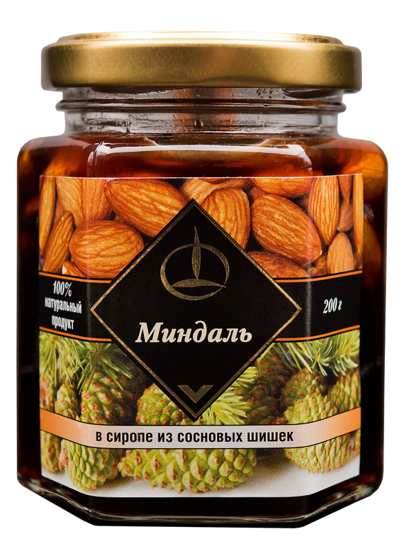 MANDLE v borovicovom sirupe 200g