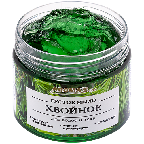 AROMASAULES Hust borovicov mydlo na telo a vlasy 250 ml