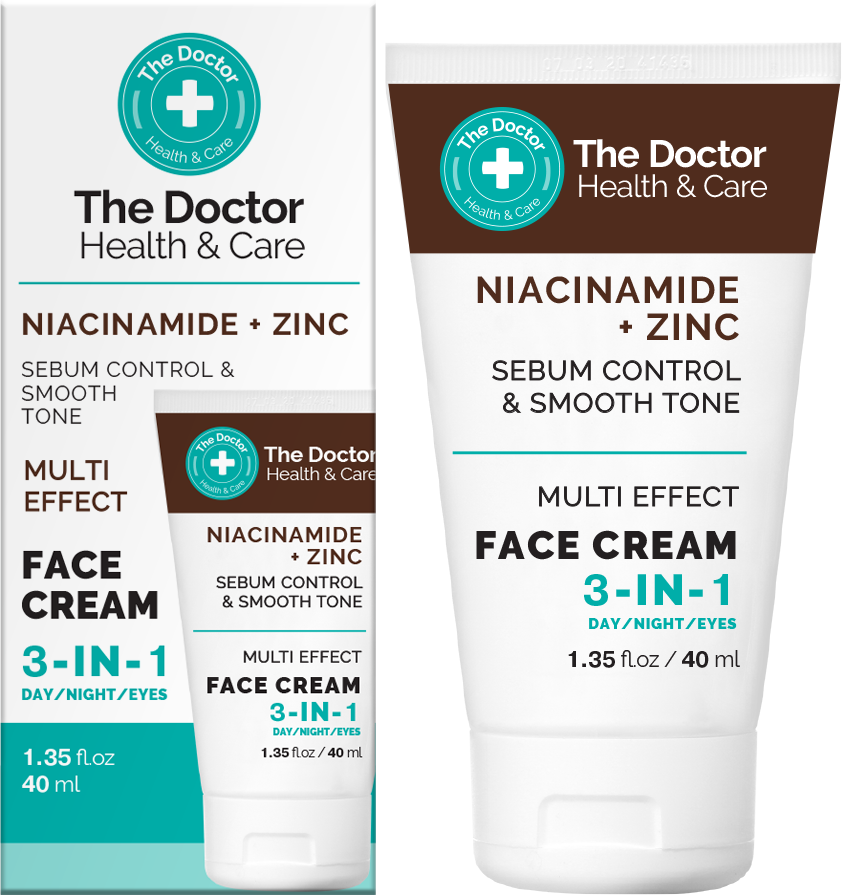 The DOCTOR pleov krm NIACNAMID a ZINOK 3v1 40ml